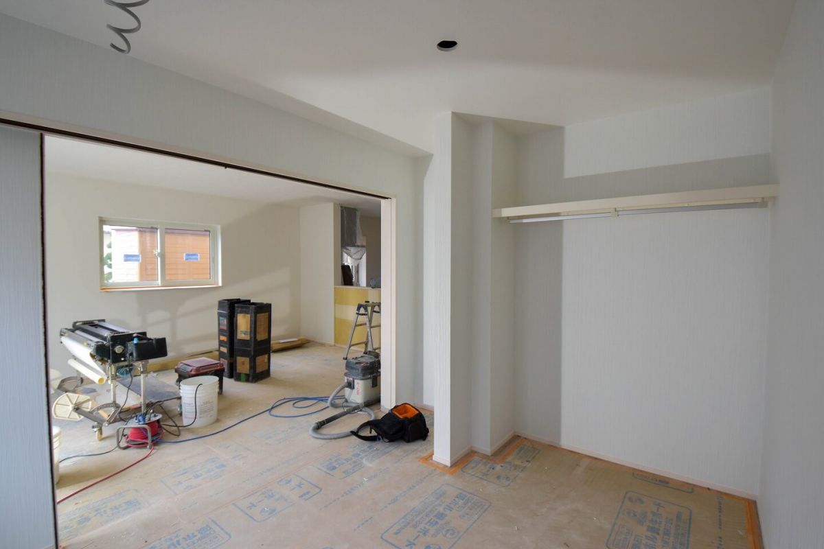「福岡市城南区08」注文住宅現場リポート⑧【内装工事】【クロス】