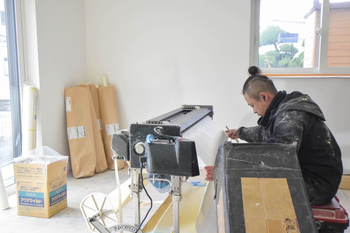 「福岡市城南区08」注文住宅現場リポート⑧【内装工事】【クロス】