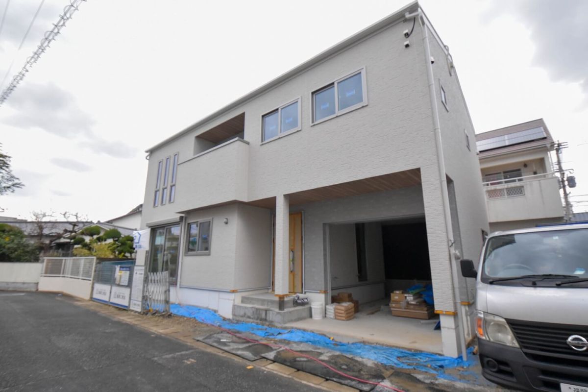 福岡県福岡市城南区08　注文住宅建築現場リポート⑧　～内装工事・クロス～