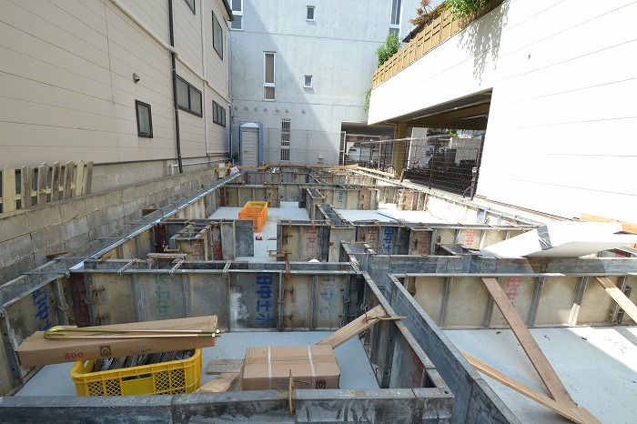 「福岡市中央区01」注文住宅現場リポート④【基礎工事】【型枠】