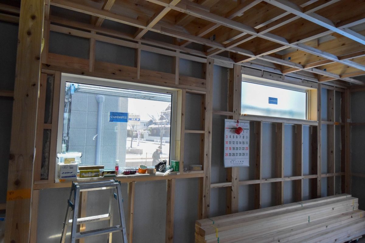 「福岡市西区08」注文住宅現場リポート④【木工事】【床材】