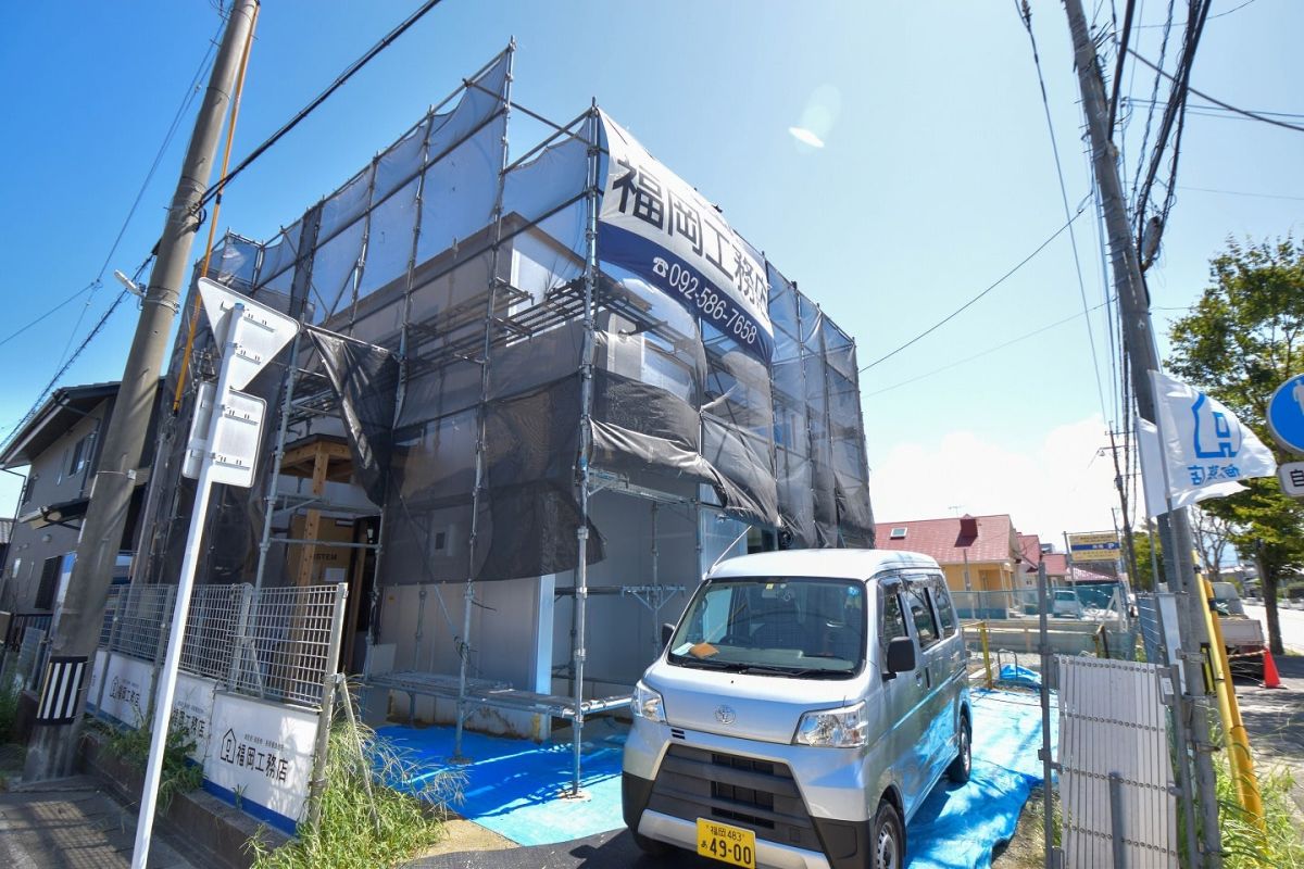 「福岡市西区08」注文住宅現場リポート④【木工事】【床材】