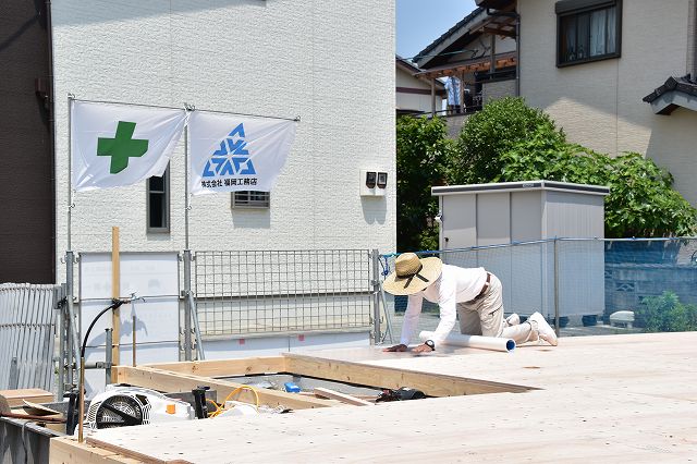 福岡県小郡市01　注文住宅建築現場リポート③