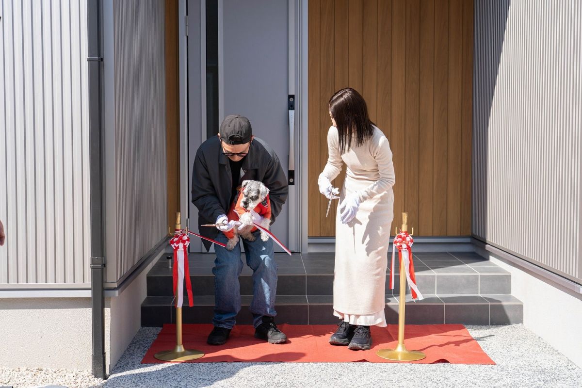 福岡県筑紫野市13　注文住宅建築現場リポート⑨　～お引き渡し式～