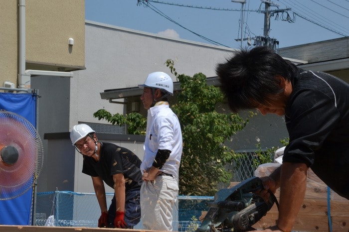 「福岡市南区09」注文住宅現場リポート④【木工事】【土台敷き】