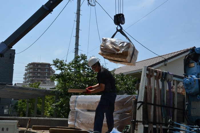 「福岡市南区09」注文住宅現場リポート④【木工事】【土台敷き】
