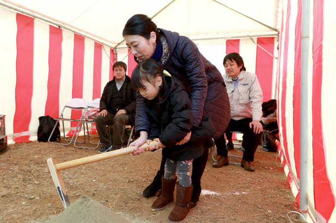 福岡市南区08　注文住宅建築現場リポート①　～地鎮祭～