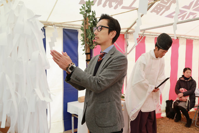 「福岡市南区08」注文住宅現場リポート①【地鎮祭】