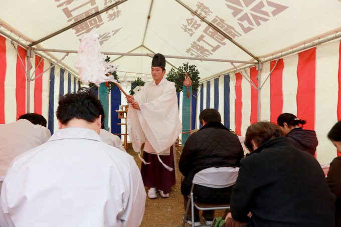 福岡市南区08　注文住宅建築現場リポート①　～地鎮祭～