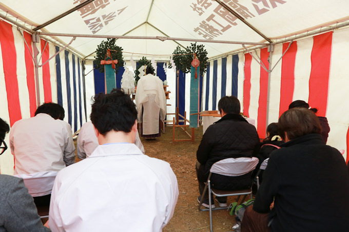 「福岡市南区08」注文住宅現場リポート①【地鎮祭】