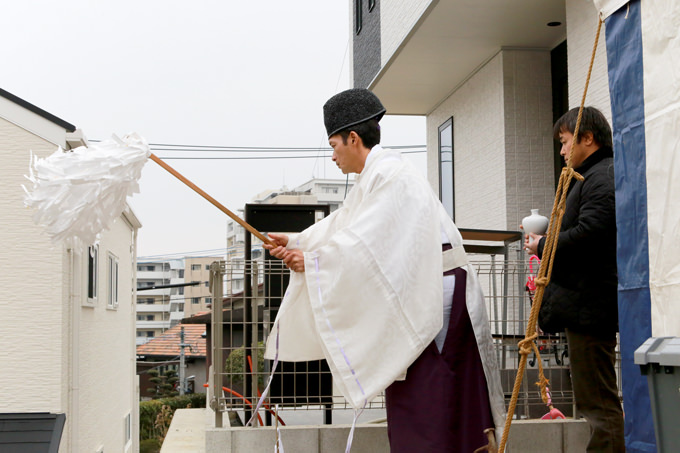 福岡市南区08　注文住宅建築現場リポート①　～地鎮祭～