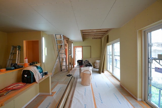 「福岡市南区12」注文住宅現場リポート⑧【木工事】【石膏ボード】