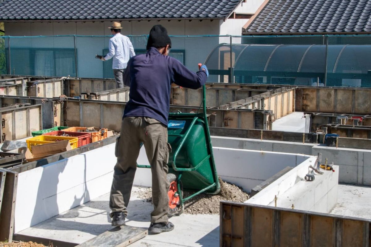 「宮若市01」注文住宅現場リポート②【基礎工事】【型枠】