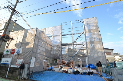 福岡市西区姪浜01　注文住宅建築現場リポート⑥　～上棟式1～