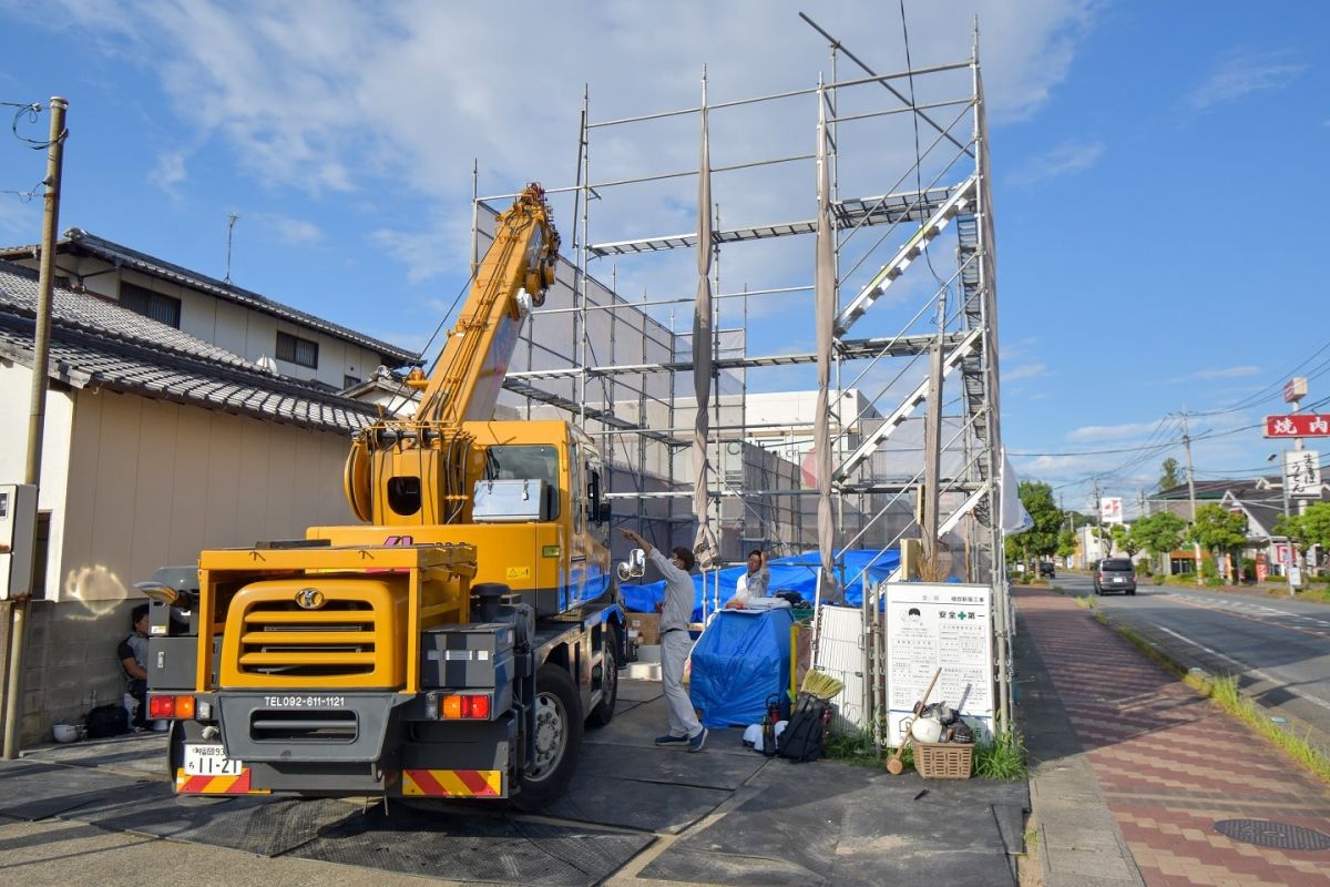 「糟屋郡志免町05」注文住宅現場リポート③【上棟式】