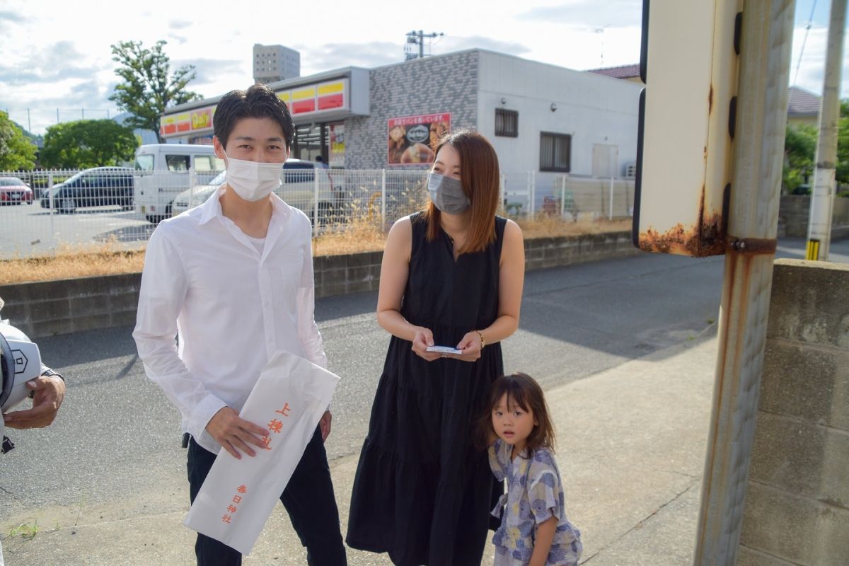 福岡県糟屋郡志免町05　注文住宅建築現場リポート③　～上棟式・前編～