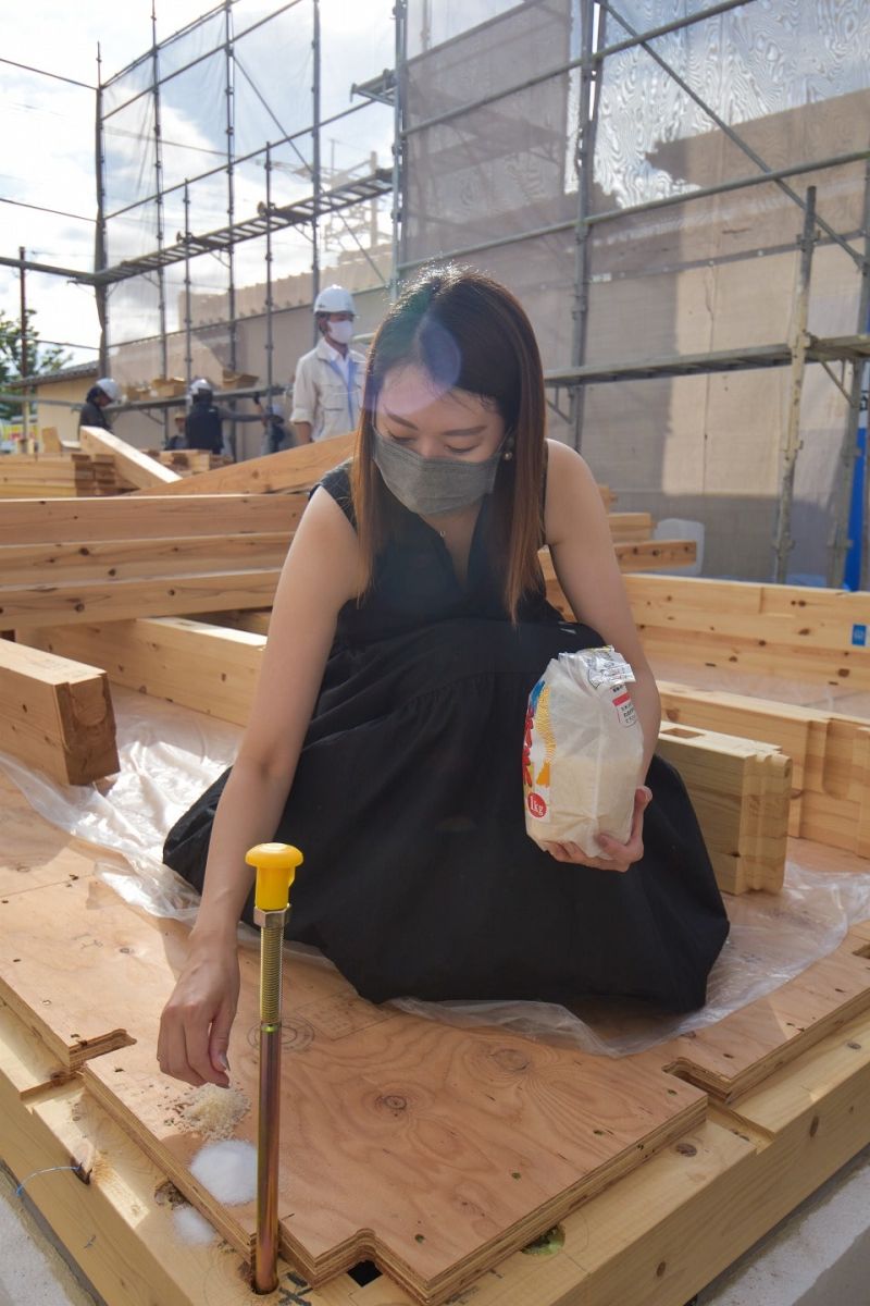 「糟屋郡志免町05」注文住宅現場リポート③【上棟式】