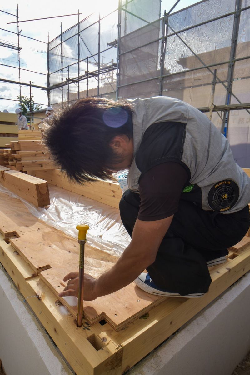 「糟屋郡志免町05」注文住宅現場リポート③【上棟式】