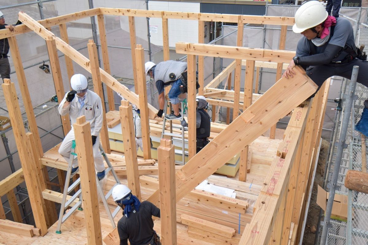 「糟屋郡志免町05」注文住宅現場リポート③【上棟式】