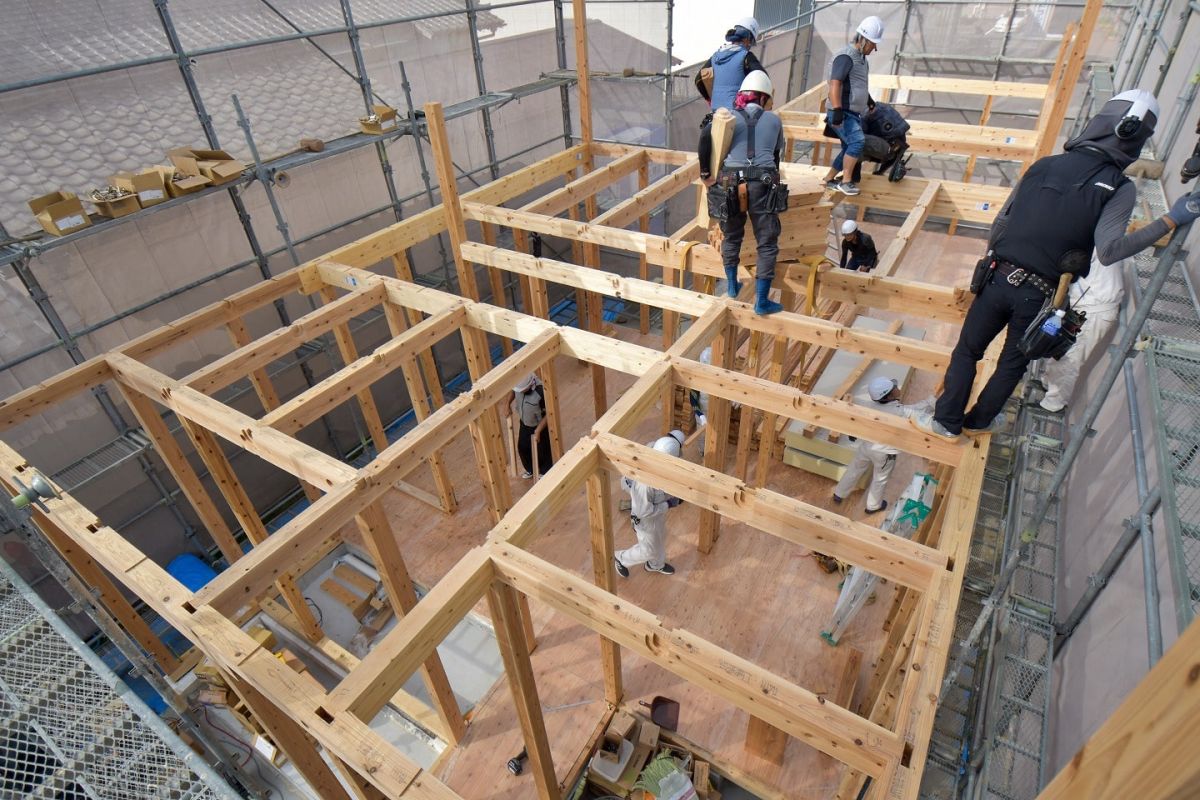 「糟屋郡志免町05」注文住宅現場リポート③【上棟式】