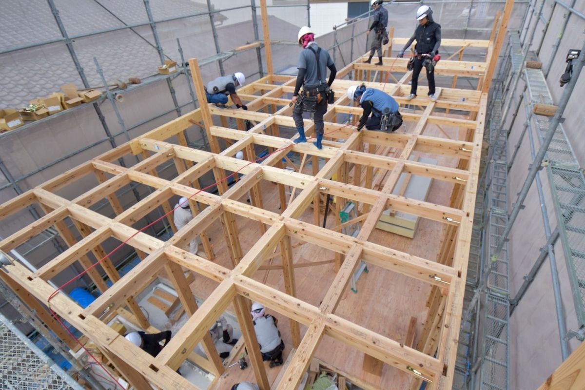 「糟屋郡志免町05」注文住宅現場リポート③【上棟式】