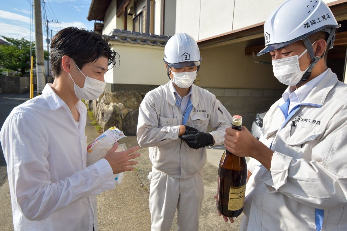 福岡県糟屋郡志免町05　注文住宅建築現場リポート③　～上棟式・前編～