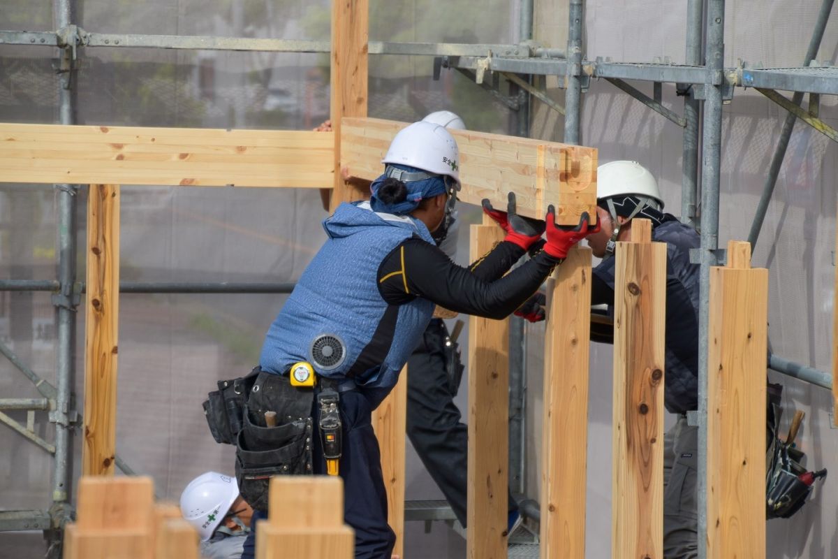 福岡県糟屋郡志免町05　注文住宅建築現場リポート③　～上棟式・前編～