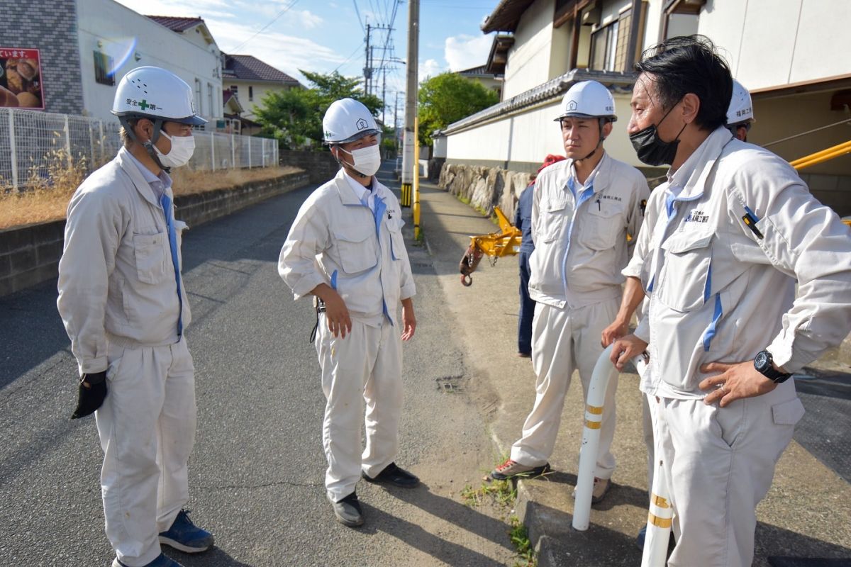 福岡県糟屋郡志免町05　注文住宅建築現場リポート③　～上棟式・前編～