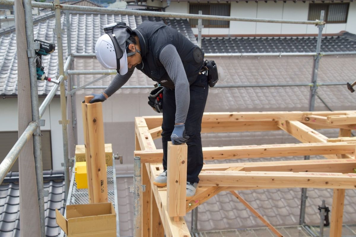 福岡県糟屋郡志免町05　注文住宅建築現場リポート③　～上棟式・前編～