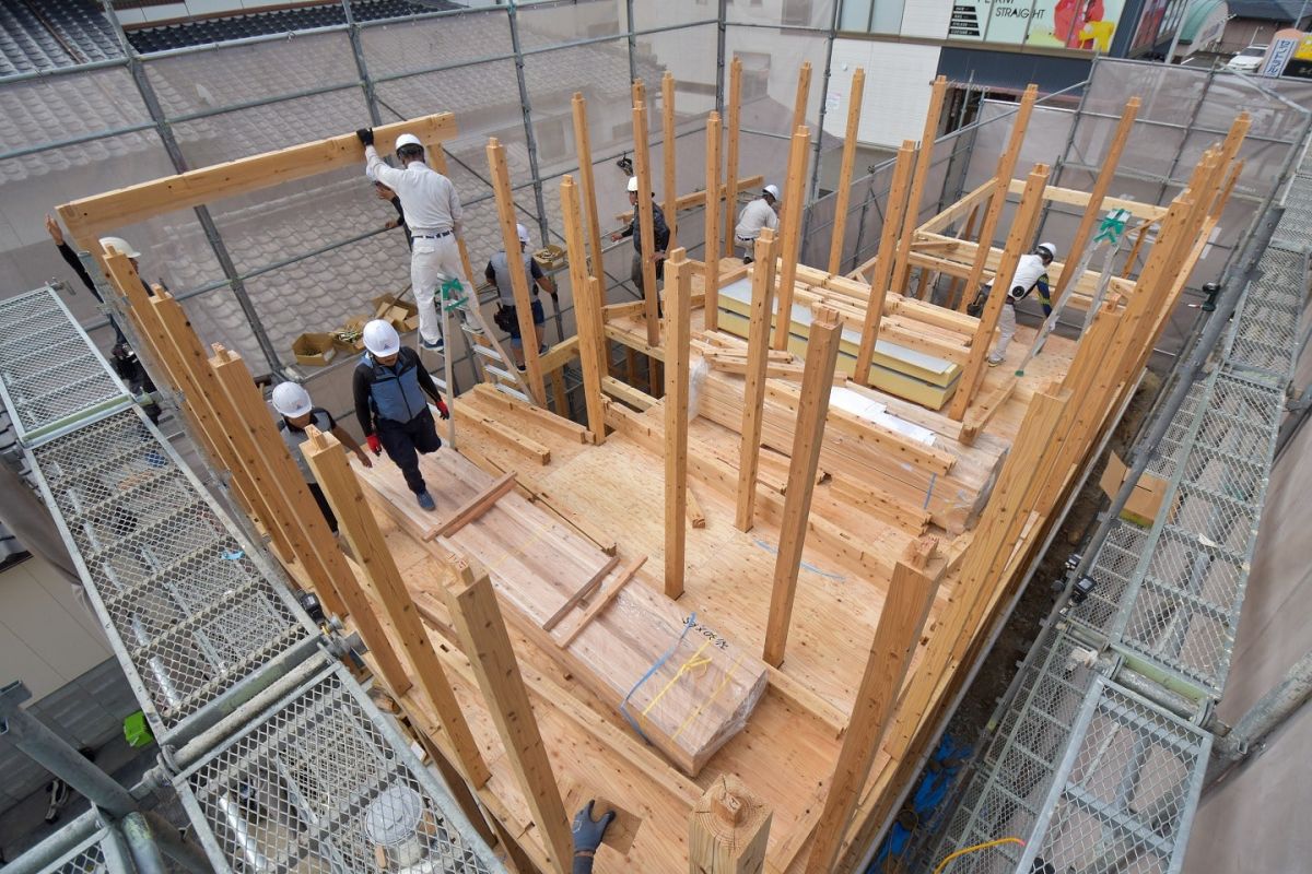 「糟屋郡志免町05」注文住宅現場リポート③【上棟式】