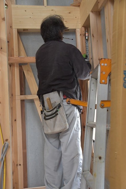 「朝倉郡筑前町中牟田01」注文住宅現場リポート⑨【木工事】【下地】