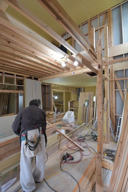 「朝倉郡筑前町中牟田01」注文住宅現場リポート⑨【木工事】【下地】