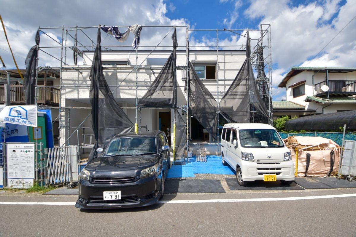 福岡県那珂川市10　注文住宅建築現場リポート⑥　～木工事・巾木施工～