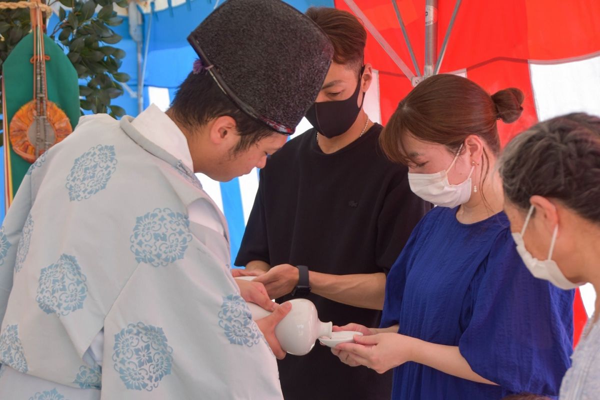 「田川郡香春町01」注文住宅現場リポート①【地鎮祭】
