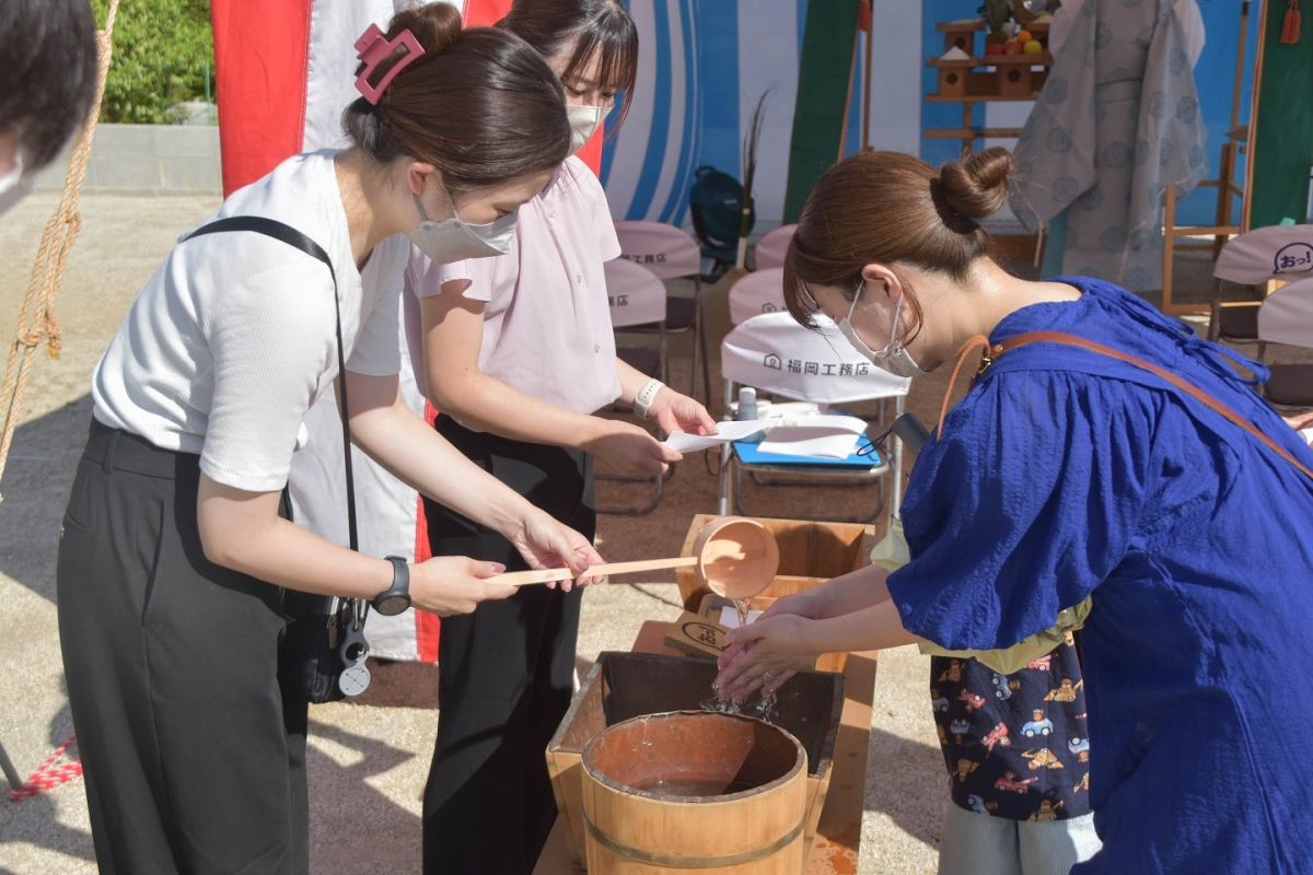 「田川郡香春町01」注文住宅現場リポート①【地鎮祭】