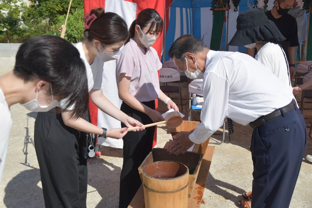 「田川郡香春町01」注文住宅現場リポート①【地鎮祭】