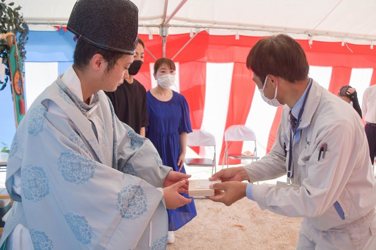 「田川郡香春町01」注文住宅現場リポート①【地鎮祭】