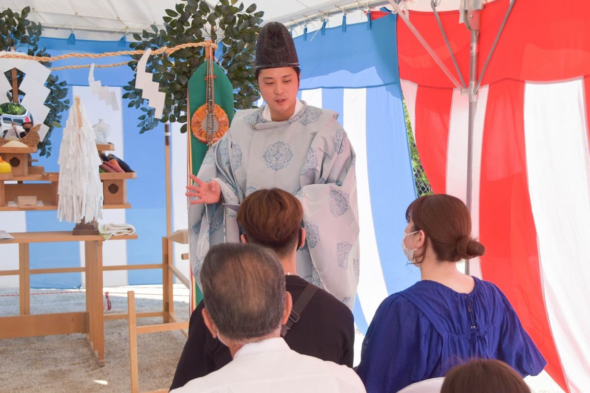 「田川郡香春町01」注文住宅現場リポート①【地鎮祭】
