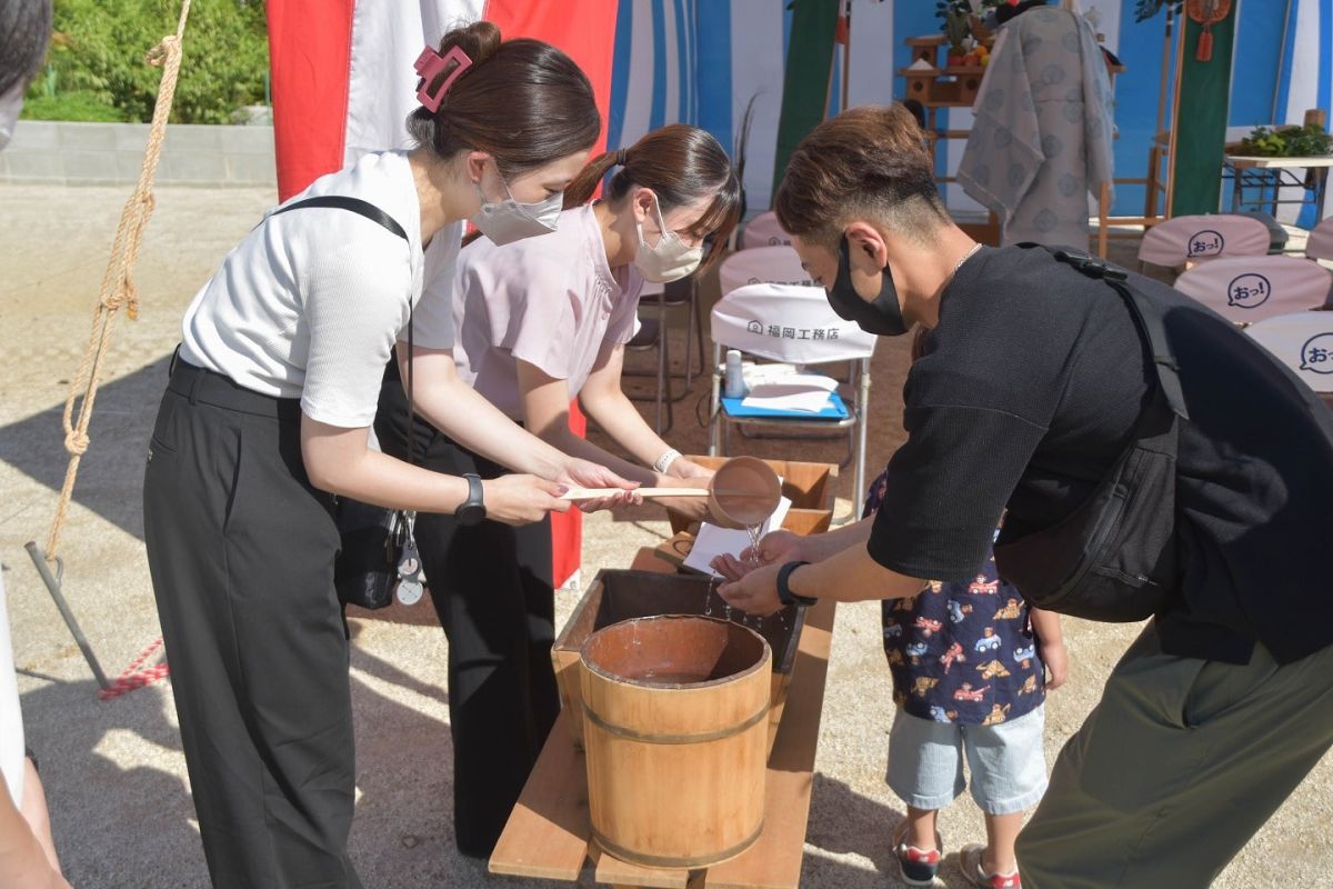 「田川郡香春町01」注文住宅現場リポート①【地鎮祭】