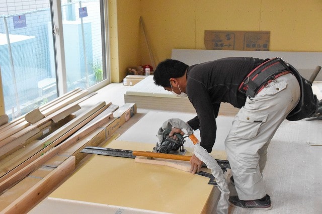 「福岡市城南区03」注文住宅現場リポート⑩【木工事】【石膏ボード】