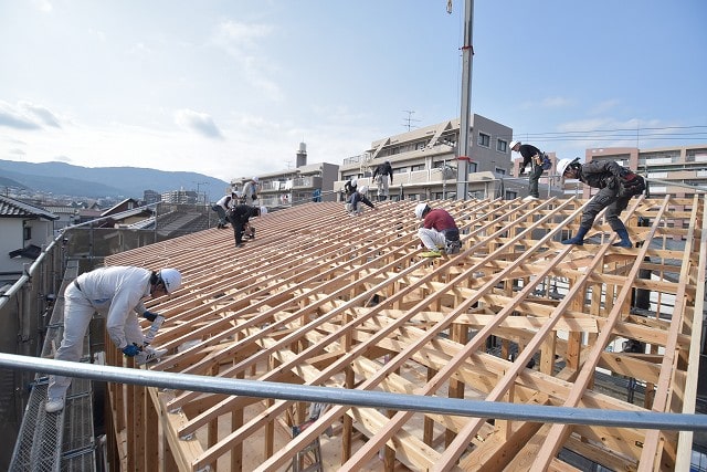 「福岡市南区17」注文住宅現場リポート④【上棟式】