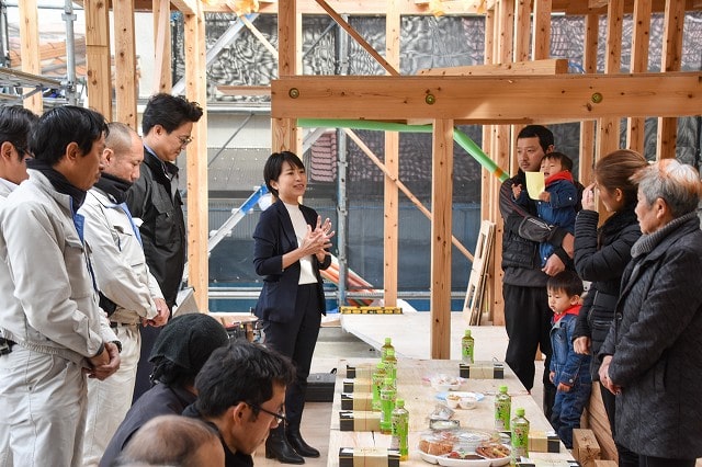 「福岡市南区17」注文住宅現場リポート④【上棟式】