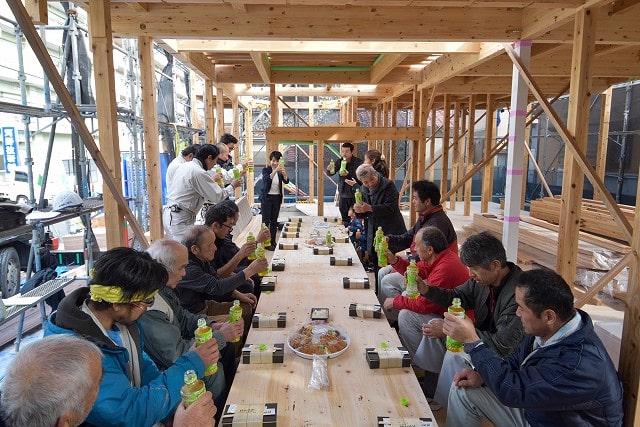「福岡市南区17」注文住宅現場リポート④【上棟式】