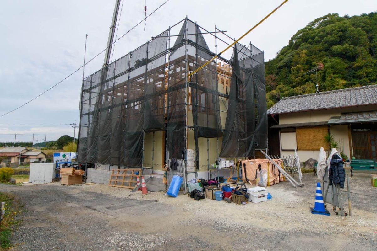 福岡県糟屋郡須恵町04　注文住宅建築現場リポート③　～上棟式～