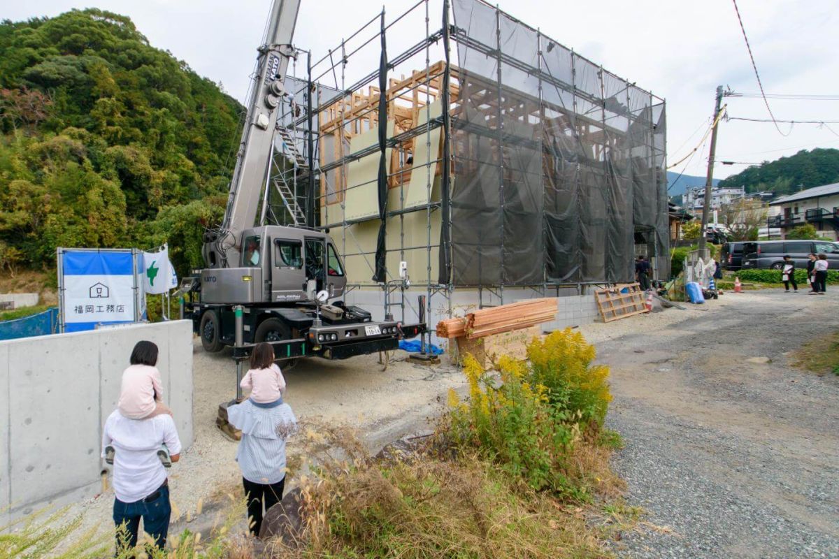 「糟屋郡須恵町04」注文住宅現場リポート③【上棟式】