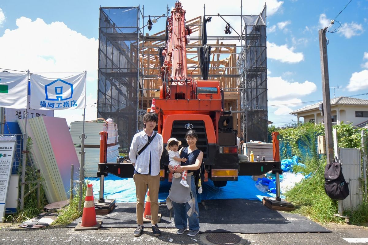「太宰府市10」注文住宅現場リポート③【上棟式】