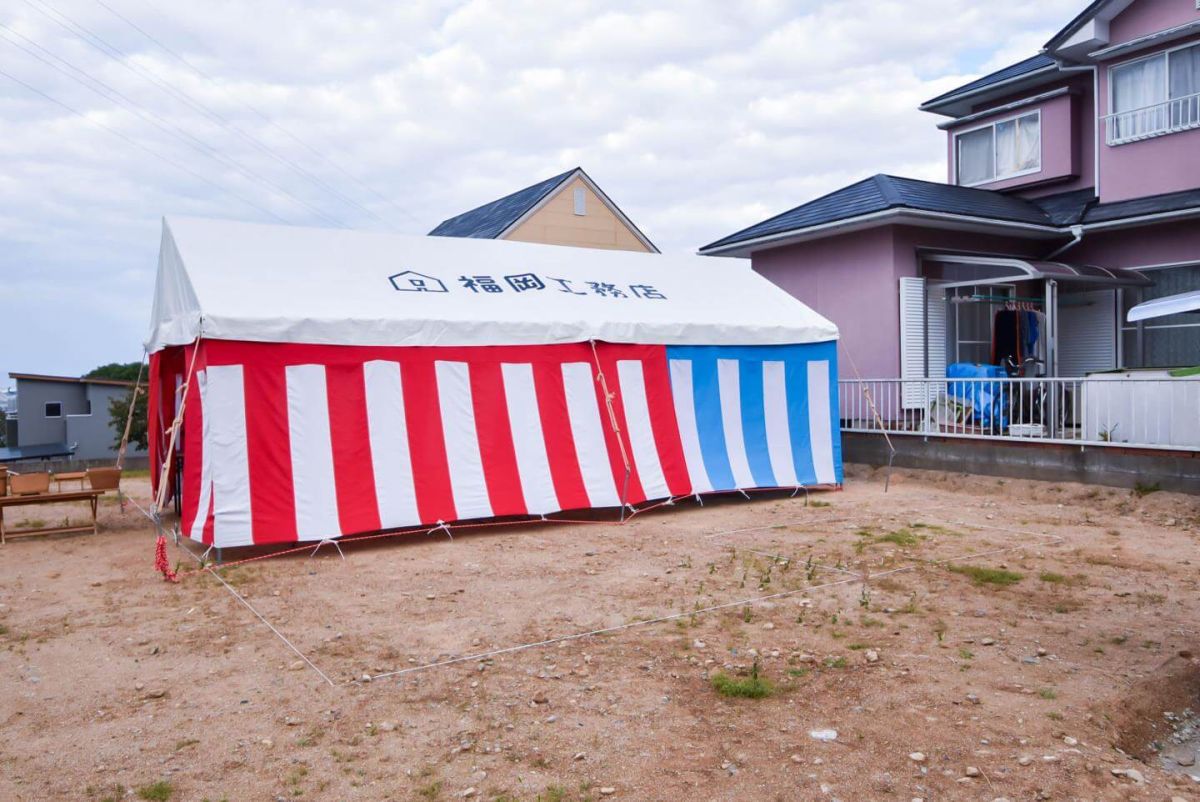 福岡県大野城市大城01　注文住宅建築現場リポート①　～地鎮祭～