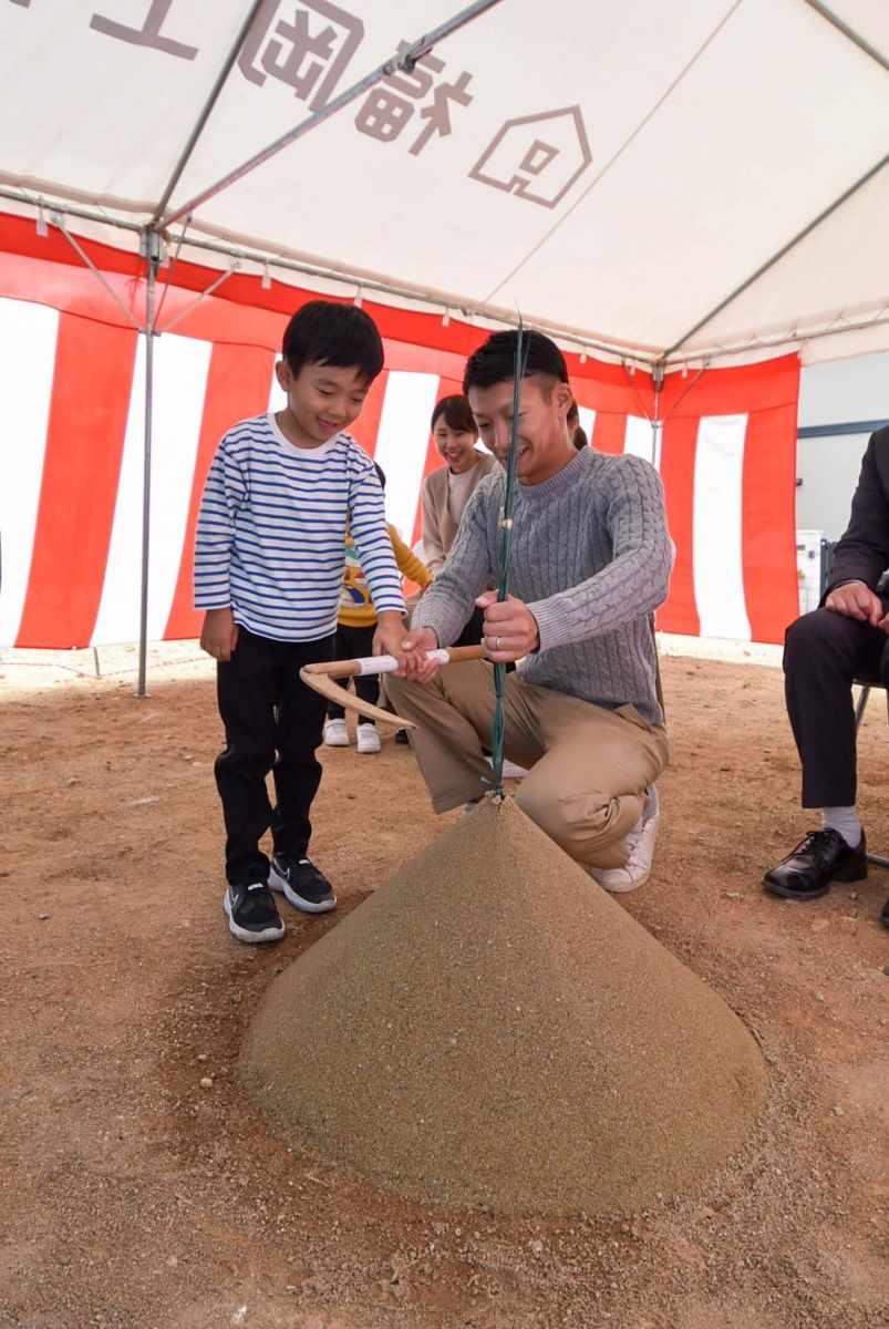 福岡県大野城市大城01　注文住宅建築現場リポート①　～地鎮祭～