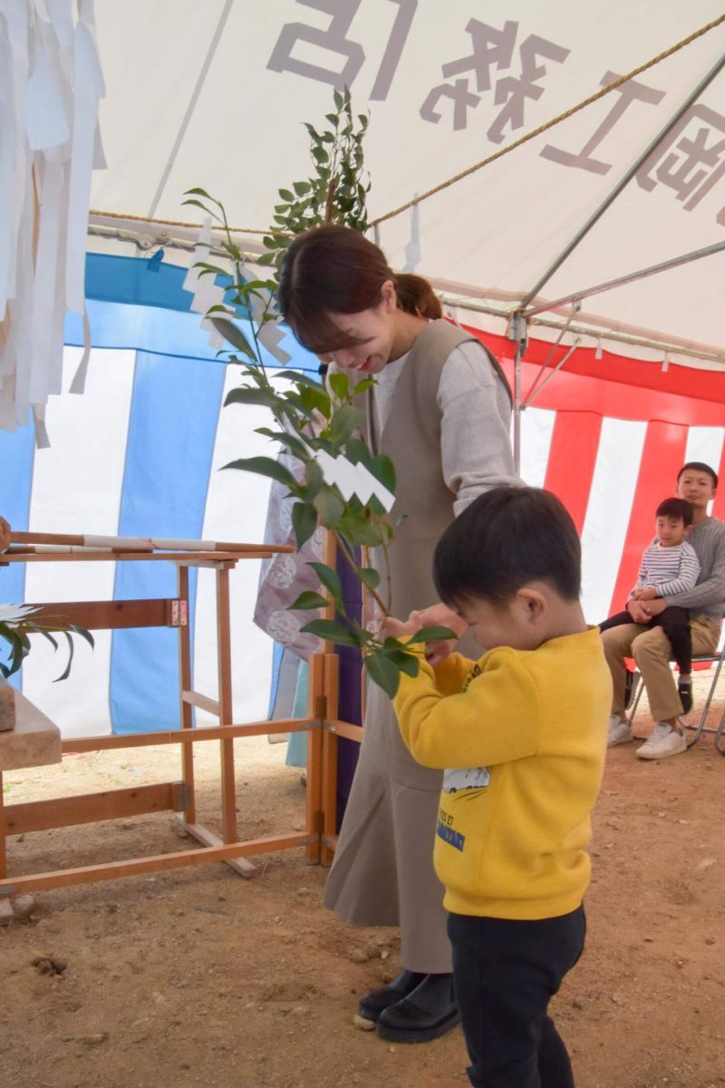 福岡県大野城市大城01　注文住宅建築現場リポート①　～地鎮祭～