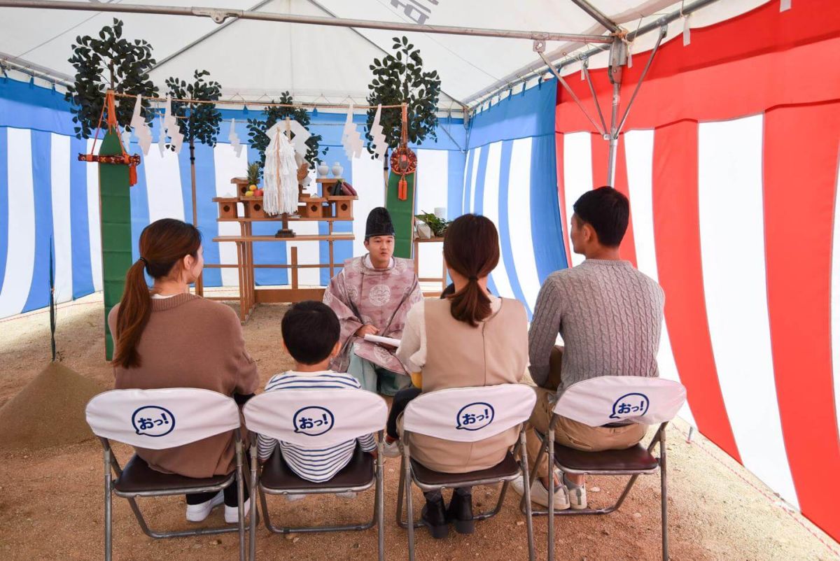 福岡県大野城市大城01　注文住宅建築現場リポート①　～地鎮祭～